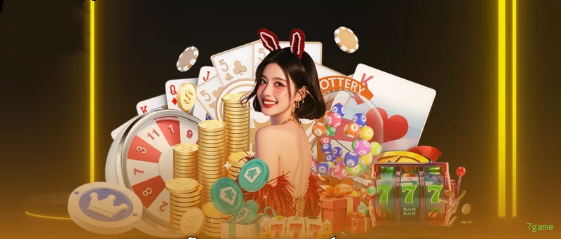 Imagem promocional dos jogos de lottery da 7game